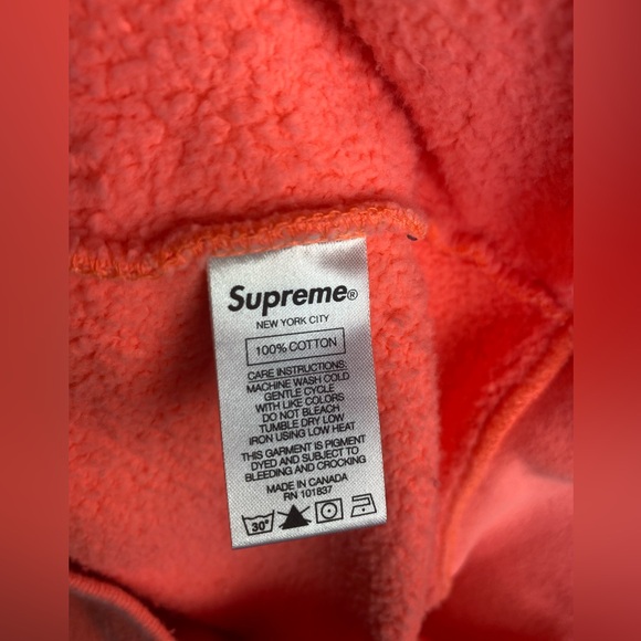 Supreme Reflective Small Box Zip Up Sweatshirt - Picture 10 of 11